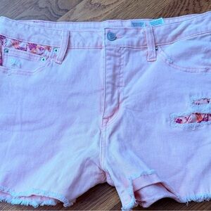 Pink Floral Women's Shorts